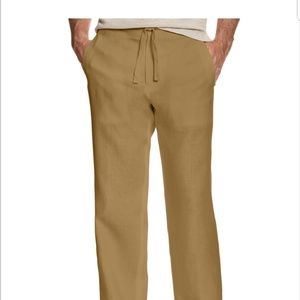 Tasso Elba Linen Pants(Safari Tan)